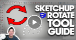rotation tool in sketchup